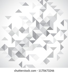 Monochrome background with low poly design
