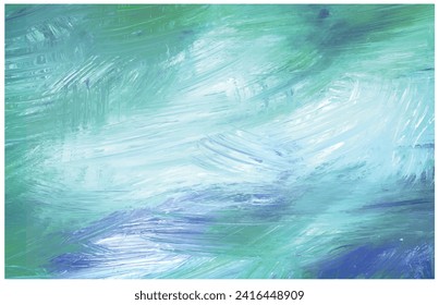 A monochrome background made by a brush in the painting. A simple background of colors. Vector.