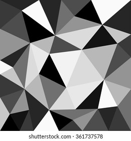monochrome background in polygonal style