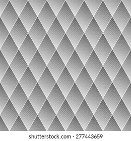 Monochrome background. Seamless geometric patten. Seamless geometric texture. Seamless scratch texture. Rhombus, triangles, straight lines, cell pattern.
