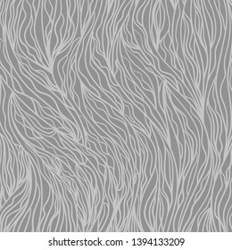 Monochrome background with wavy stripes. Repeating abstract waves. Stripe texture with many lines. Wavy line pattern. Black and white illustration