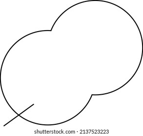 Se trata de un globo monocromo monocromo por separado. Lo hice con una plaza (1: 1) tablero de tamaño con pintura de línea principal.