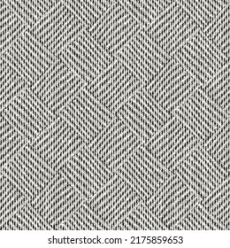 Monochrome Basket Weave Textured Pattern