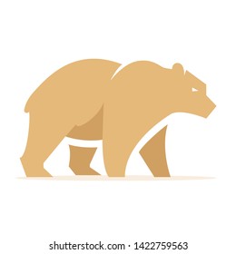 Monochrome Bear Icon, Bear Vector, Roaring Bear