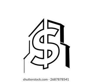 Monochrome Black Solid Background Finance