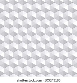 Monochrome, black and white hexagonal lines shapes pattern wallpaper background.