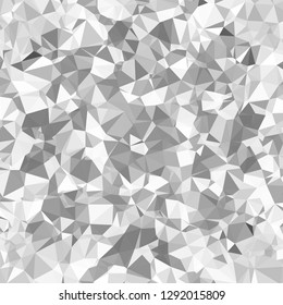 Monochrome black and white low polygonal background. Low poly vector illustration. Business design templates