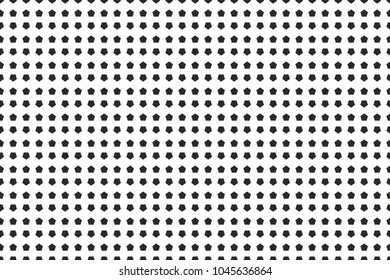 monochrome black and white pentagons repeat pattern . wallpaper design concept. vector geometric background