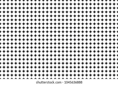 monochrome black and white pentagons repeat pattern . wallpaper design concept. vector geometric background