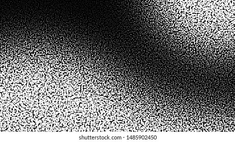 Einfarbiger schwarz-weißer Retro-Comic-Pop-Art-Hintergrund mit Hafton-Dots-Design. Vektorillustration-klare Vorlage für Banner oder Comic-Buchdesign usw.