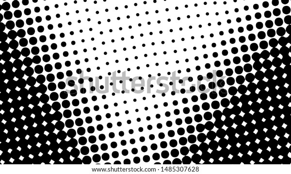 Monochrome Black White Retro Comic Pop Stock Vector Royalty Free