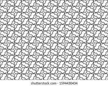 monochrome, black and white seamless pattern, background vector. abstract geometry. for tile textures, wallpapers and fabric motifs. flat, modern, simple and minimalist.