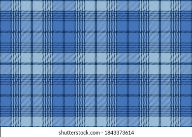 monochrome blue fabric texture of traditional checkered tartan repeatable ornament for plaid, tablecloths, shirts, clothes, dresses, bedding