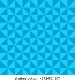 Monochrome Blue Triangles Geometric Seamless Pattern vector illustration