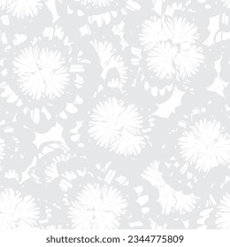 Diseño de patrón monocromo sin costuras de la flor botánica para textiles de moda, gráficos, fondos y artesanías