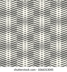 Monochrome Broken Striped Geometric Textured Pattern