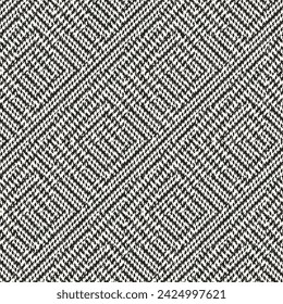 Monochrome Brushed Broken Geometric Pattern