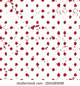 Monochrome Brushed Canvas Textured Camouflage Background. Seamless Pattern.

