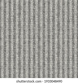 Monochrome Brushed Canvas Textured Subtle Striped Pattern