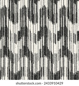 Monochrome Brushed Degrade Herringbone Pattern
