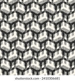 Patrón texturizado de grano cepillado monocromo