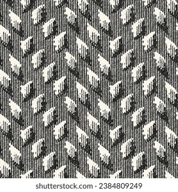 Monochrome Brushed Mottled Textured Pattern