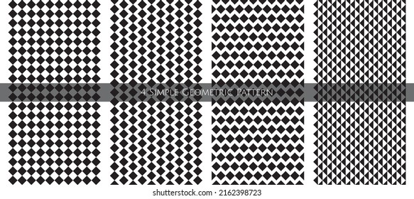 Monochrome bundle vector. Seamless art. Simple background and pattern.