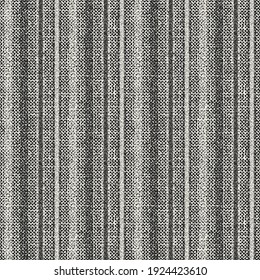 Monochrome Canvas Textured Irregularly Striped Pattern