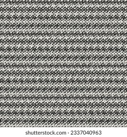 Monochrome Canvas Textured Wavy Pattern