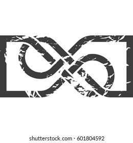 Monochrome Celtic pattern. Infinity symbol. Pattern for Scandinavian or Celtic ornament. Vector illustration