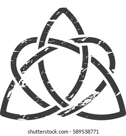 Monochrome Celtic pattern. Pattern for Scandinavian or Celtic ornament. Vector illustration 