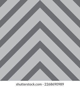 Monochrome Chevron diagonal striped seamless pattern background suitable for fashion textiles, graphics