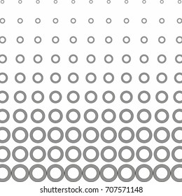 monochrome circle dots pattern abstract geometric background vector