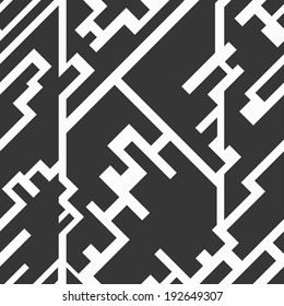 monochrome circuit seamless texture