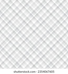 Monochrome Classic Plaid textured seamless pattern for fashion textiles and graphics
