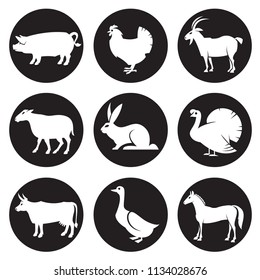 牛 鳥 豚 のイラスト素材 画像 ベクター画像 Shutterstock