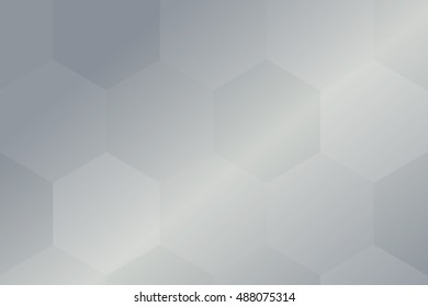 monochrome color hexagon wallpaper. vector illustration. for design