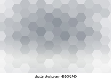 monochrome color hexagon wallpaper. vector illustration. for design