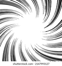 Es ist eine monochrome konzentrierte Linie.