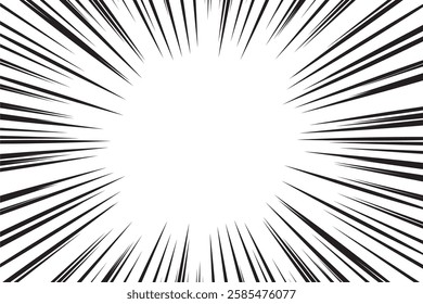 Monochrome concentrated line background material