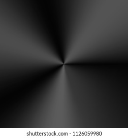 Monochrome conical gradient with a metal texture for the design of buttons, logos