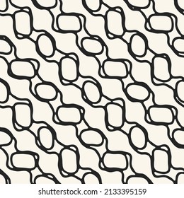 Monochrome Contour Ornate Dots Pattern