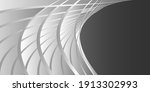 Monochrome cover design, abstract background. Grayscale, Wavy parallel gradient lines. Trendy banner, poster. EPS vector