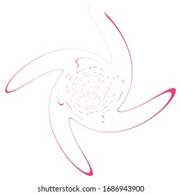 monochrome cyclic, cycle concentric rings. revolved spiral, vortex, whorl. abstract circular, radial loop shape, element