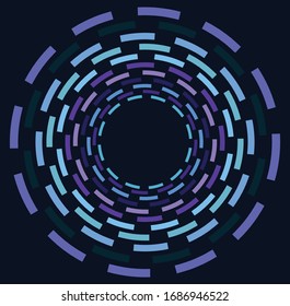 monochrome cyclic, cycle concentric rings. revolved spiral, vortex, whorl. abstract circular, radial loop shape, element
