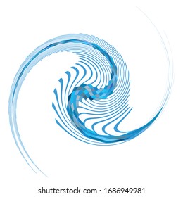 monochrome cyclic, cycle concentric rings. revolved spiral, vortex, whorl. abstract circular, radial loop shape, element