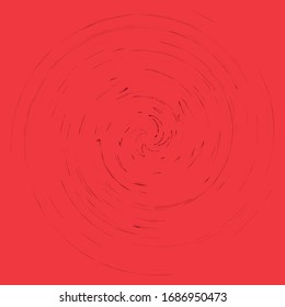 monochrome cyclic, cycle concentric rings. revolved spiral, vortex, whorl. abstract circular, radial loop shape, element