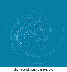 monochrome cyclic, cycle concentric rings. revolved spiral, vortex, whorl. abstract circular, radial loop shape, element