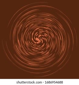 monochrome cyclic, cycle concentric rings. revolved spiral, vortex, whorl. abstract circular, radial loop shape, element