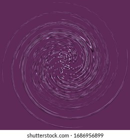 monochrome cyclic, cycle concentric rings. revolved spiral, vortex, whorl. abstract circular, radial loop shape, element